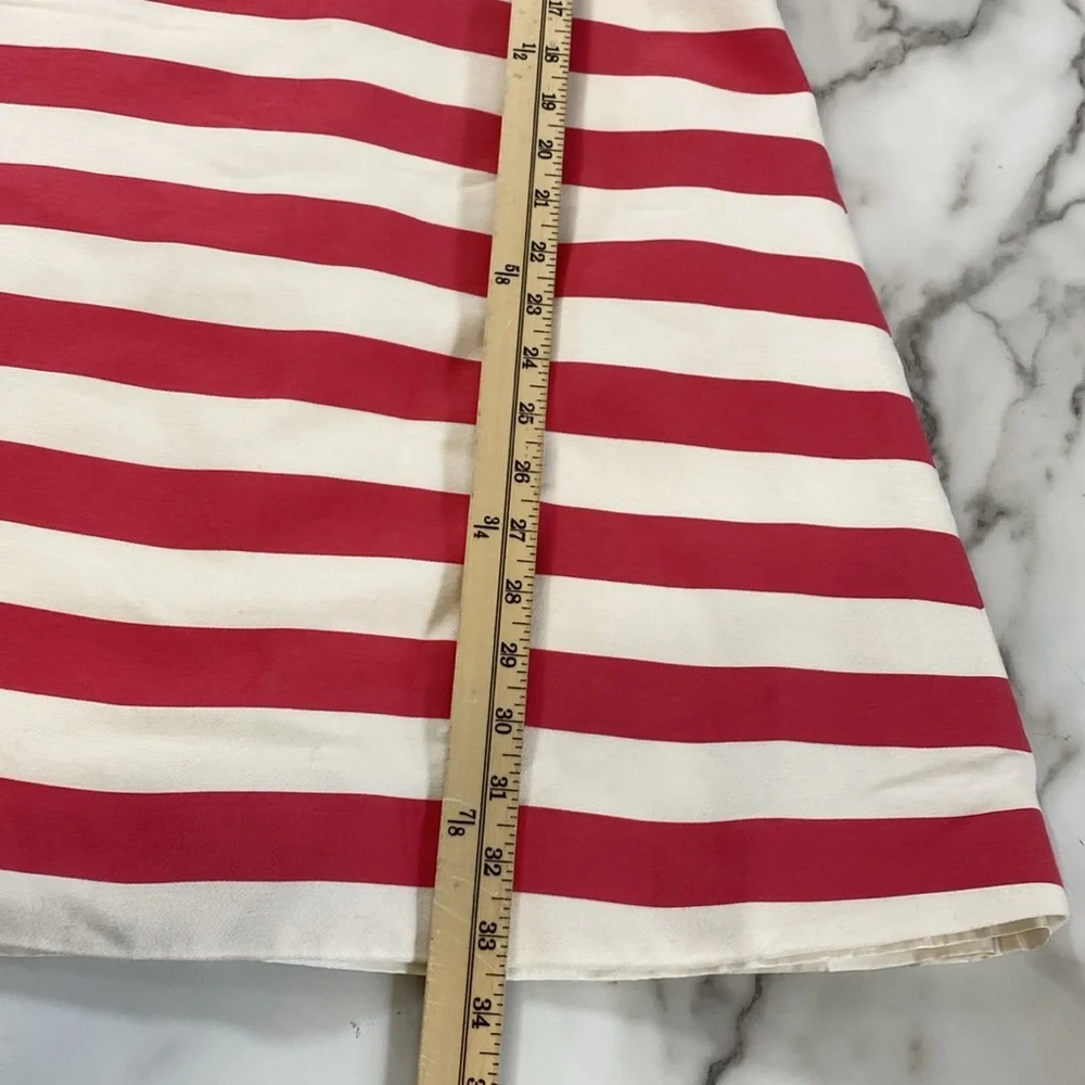 Kate Spade Kite Sicily Dress Womens Size 4 Pink White Stripes Lined‎ Sleeveless